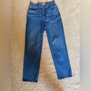 Madewell The 90s straight leg jean
